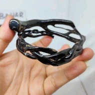 HITAM Unique Antique 2-prong 3rd COMBONG Black BAHAR Root Bracelet