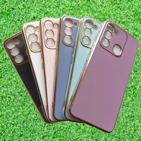 For Tecno Spark 8C Case Tecno Spark 9 Case Silicone Frame Clear Tecno Spark Go 2022 Cover KG5k KG5j 