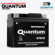 QUANTUM QTZ7S (5L) NO MAINTENANCE BATTERY (12V-6.5-6.7 AH) NON-SPILLABLE MOTORCYCLE ELECTROLYTE FILLED BATTERY 1PC