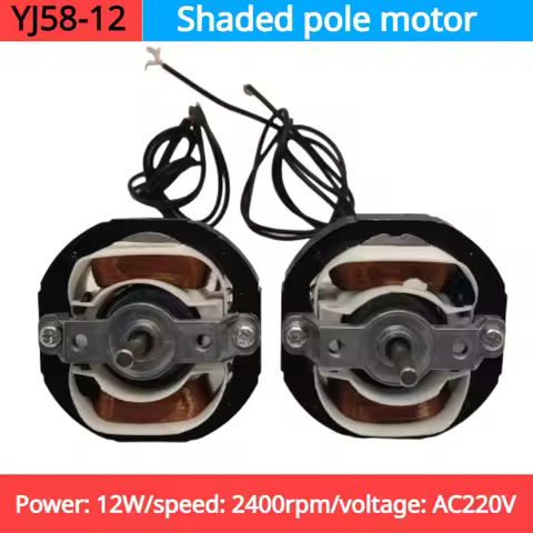 YJ5812 Asynchronous Motor All Copper Hood Pole Motor for High Power for 12W Heater AC220-240V 50/60H