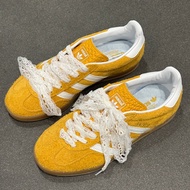 Phụ Kiện Giày Ren Màu Hồng Phong Cách Ballet Cho Giày Adidas Samba DIY Phụ Kiện Giày Ren Hoa Ngọc Tr