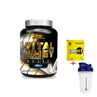 Vital Whey Isolate Halal Vanilla (2kg/4.41Lbs) [Free Lemonex + Titan Whey Shaker]