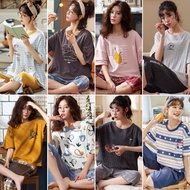 Piyama Wanita Dewasa Setelan Piyama Baju Tidur import 7/8