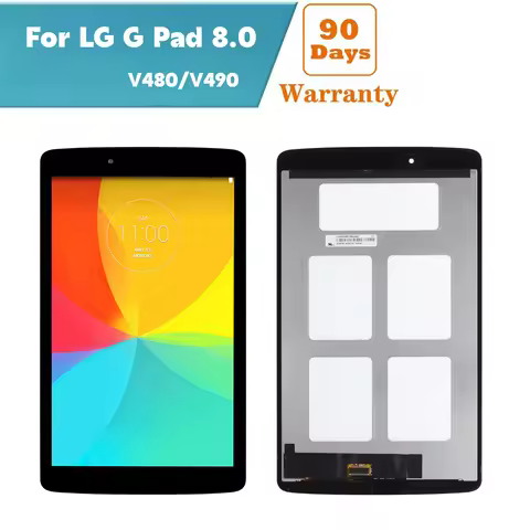 8.0 Inch For LG G Pad 8.0 LTE V480 V490 Tablet LCD Display and Touch Screen Digitizer Assembly