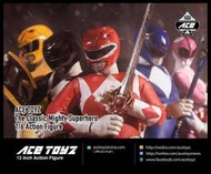 【多金魚】全新 Ace Toyz 1/6 Power Rangers 金剛戰士 恐龍戰隊 一套五隻 經典套裝