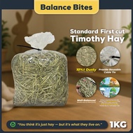 Balance Bites Timothy Hay USA 1KG Fresh Timothy Hay Guinae Pig Rabbit Chinchillas Pet Hay 1KG