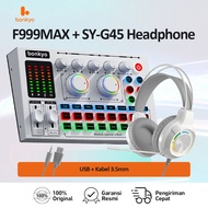 Bonkyo F999/F999MAX + Headphone live soundcard Dedicated sound card for YouTube Facebook Douyin live