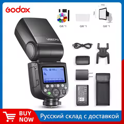 Godox V860III V860 III Speedlite Camera Flash E-TTL HSS Flash Light for Canon Sony Nikon Fuji Olympu