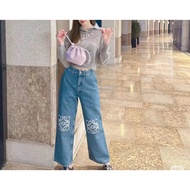 Original Label1:1 L*.V 0E** ⓁⓄⒺⓌⒺ2025New Autumn Men's Jeans Straight Loose Long Pants Unisex  Good V