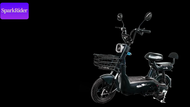จักรยานไฟฟ้า พร้อมไฟเลี้ยว สกูตเตอร์ไฟฟ้า กำลังมอเตอร์ 400W แบตเตอรี่ CHILWEE 48V 12A electric bike รถจักรยานไฟฟ้า LazMall Mascot จักรยานไฟฟ้า พร้อมไฟเล สีส้ม One