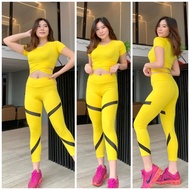 2pcs Gymnastics Suit | Aerobic Gymnastics Suit | Zumba Gymnastics Suit