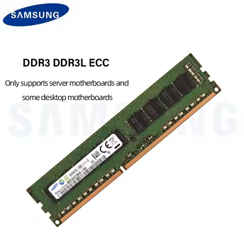 Samsung ECC RAM DDR3L DDR3 4GB 8GB 1600MHz 1866MHz 1333MHz 2R*8 PC3-12800E 14900E 10600E 1.35V 1.5V 