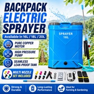 20L / 18L / 16L Knapsack Sprayer Pump Rechargeable Lithium-Ion Battery Chemical Pump Racun Electric 