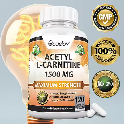 Acetyl L-Carnitine Capsules, Unisex Energy & Metabolic Support Dietary Supplement, Increase Body Per