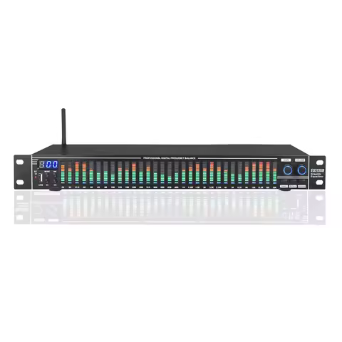 EQ31SUB Digital Equalizer 31 Stage Tuner Professional Stage Performance Noise Reduction Audio Proces