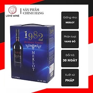 Rượu Vang Đỏ Pháp 1982 Ug Bordeaux Merlot