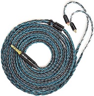 KBEAR ST16 Plus Earphone Cable 16 Core 5N OCC Silver-Plated Long IEM Cable for MMCX 3.5mm Plug Devic