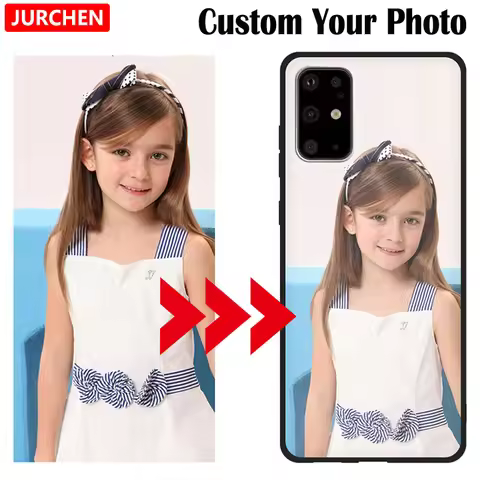 JURCHEN Custom Photo Silicone Glass Case For Xiaomi Mi Poco M3 Redmi Note 10S 10 10T 9T X2 X3 F2 C3 