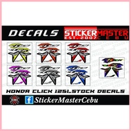 ☾ ✗ Honda Click 125i_stock decals