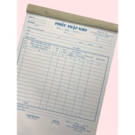 Warehouse receipt 2 copies - A4 - 100 sheets