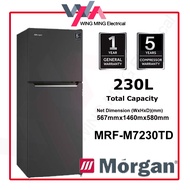 [ SAVE 4.0 ] Morgan 230L Refrigerator 2 Door/Peti Ais 2 Pintu (MRF-M7230TD) Peti Sejuk/Fridge/冰箱