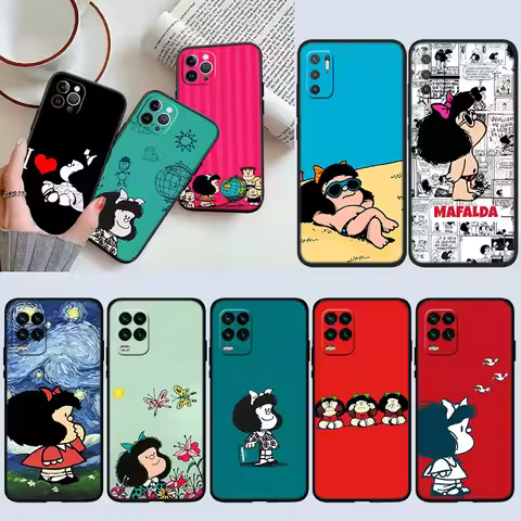 IK44 M-Mafaldas Phone Case for Samsung Galaxy S20 S21 S22 Ultra FE + Plus A21S A22 A24 A25 A26 A30 A