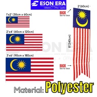 Malaysia Flag (Polyester) 1x2, 2x4, 3x4, 2x8 Bendera Malaysia