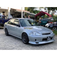 Honda Civic EK EK9 EK99 First Molding JDM Flugel Front Bumper Lip SO3 SO4 S21 Skirting #MOMOKVTEC