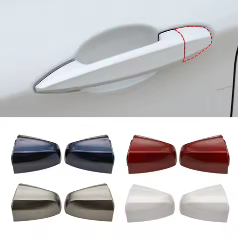 For BMW F15 F16 F48 F39 F45 Car Exterior Door Handle Lock Key Hole Cap Cover Black White Painted For