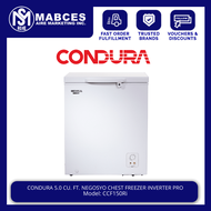 Condura CCF50DCi 5.0 cu. ft. Chest Freezer Inverter Pro
