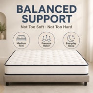 SG STOCK NEW 20cm/25cm Mattress Pocket Spring Single/ Super Single Mattress Queen/King Mattress (8")