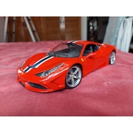 Bburago 1/18 Diecast - Ferrari 458 Speciale (Race & Play)