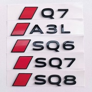 Suitable for the new Audi logo modification SQ8 SQ7 SQ6 A3L S3 A5L rear label decorative sticker