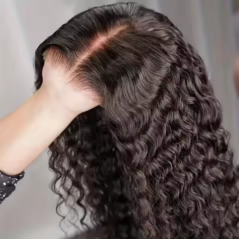 40 42 Inch Deep Curly Wave Human Hair Wigs 13x4 13x6 HD Lace Frontal Wigs Glueless 5x5 Closure 3 Sec