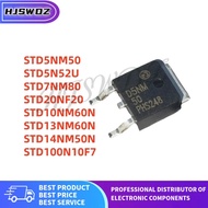 10Pcs/LOT STD100N10F7 STD5NM50 STD5N52U STD7NM80 STD13NM60N STD14NM50N STD10NM60N STD20NF20 TO-252 M