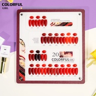 【พร้อมส่ง】💅 Colorful Girl 20 สีเจลสุดหรู✨ โทนน้ำตาล / โทนแดง รวมเจลแคทอาย เนื้อใส กลิตเตอร์ วิ้งละเอ