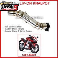 RACING EXHAUST SLIP ON PIPE CBR250RR SLIPON CBR 250 RR CBR250 250RR AKRAPOVIC PRO LINER PROLINERR9