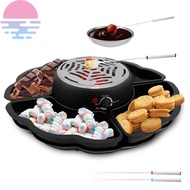 2 in 1 Electric Smores Maker Tabletop Indoor Electric Marshmallow Roaster Smores Kit Family Smore Ma