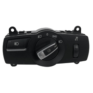 【New Arrivals】 1 PCS Car Headlight Control Switch Knob Black ABS For BMW F01 F02 F07 F10 F06 F12 F13