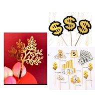 Dollar Topper, Dollar Money Cake Decoration, Dollar Money Topper