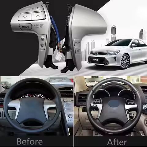 High Quality Auto Steering Wheel Audio Control Button Switch Cruise switch For Toyota Camry ACV41 AC
