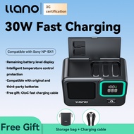 เครื่องชาร์จแบตเตอรี่กล้อง Llano ใช้ได้กับ NP-BX1โซนี่/ NB-13L แคนนอน/โกโปร Hero9/10/11/12 | ระบบชาร