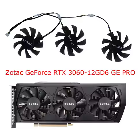 GPU Fan,Video Card Cooler,For ZOTAC RTX 3060 12GD GE PRO,RTX 2060 6G 3060Ti 8G,For ZOTAC GTX 1660 SU
