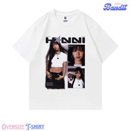 Bandit Area "hanni NWJNS pretty" Oversize T-shirt vintage tee
