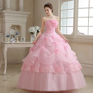 EAGLELY Long Evening Dress For Women Pink Luxury Noble Elegant 2025 Formal Event Dinner Party Fairy 