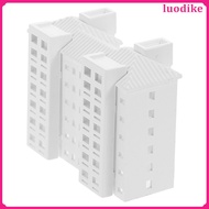 White Plastic Architecture Model Building for Decoration
