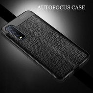 Softcase autofocus slim leather case kulit Infinix Hot 10 Play Hot 10s