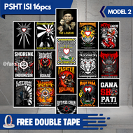 POSTER DINDING PSHT TERATE ISI 16pcs UK A5 |POSTER KAMAR AESTHETIC POSTER PERGURUAN  HIASAN DINDING