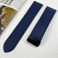 Dây đeo bằng da thật Crazy Horse cho đồng hồ thông minh Huawei Watch 5 46mm có khóa gập từ tính cho 