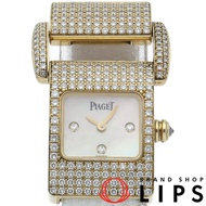 Miss Miss Protocole 女士腕錶，鑲鑽錶圈，型號 Miss Protocole 5225，附原廠錶盒，K18YG 黃金機芯，珍珠母貝錶盤，拋光處理，成色極佳 [二手]